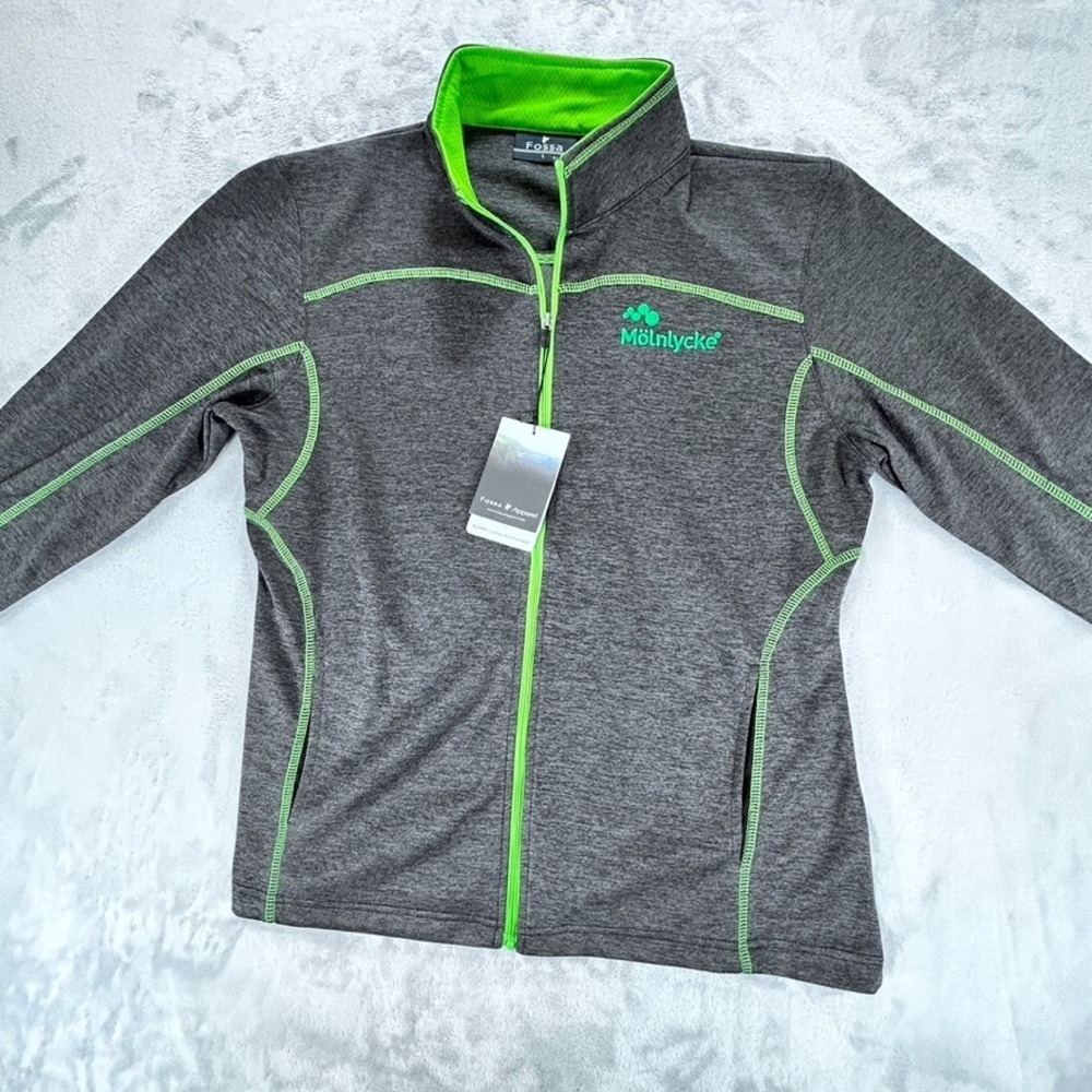 Fossa Apparel Jacket Women L Outdoor Sportswear Lightweight With Logo - see pics